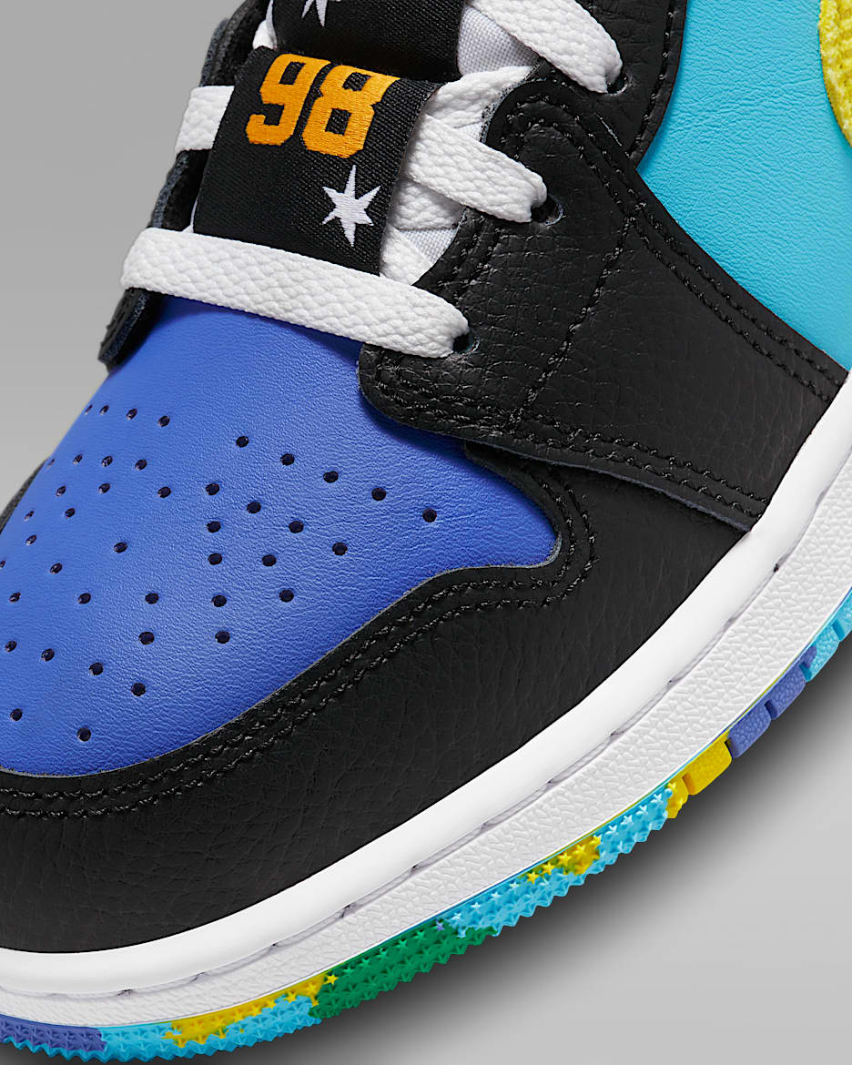 Black red yellow jordan 1 deals